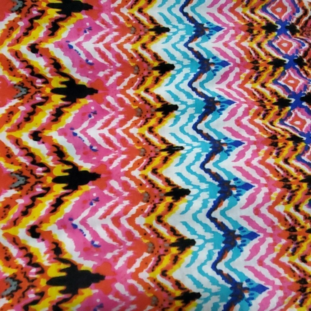 Multicolored Chevron Infinity Scarf - Picture 3 of 3